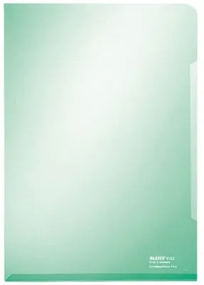 Immagine prodotto di 100x Leitz 4153-00-55 Copertina per documenti in PVC A4 Super Premium verde