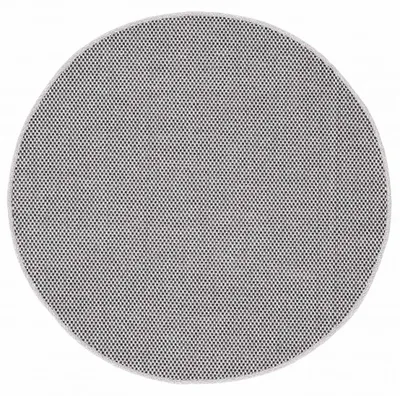 Produktbild von In- und Outdoor Teppich Boho Rund Beige Flachgewebeteppich Ø 120 cm | Moderner Teppich Wetterfest für Balkon, Terasse, Garten, Wohn- und Schlafzimmer