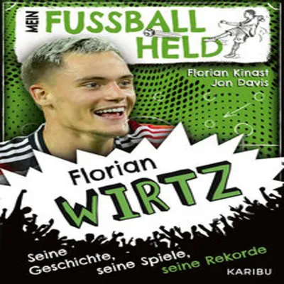 Obrázok produktu pre Mein Fußballheld Florian Wirtz - Seine Geschichte, seine Spiele, seine Rekorde