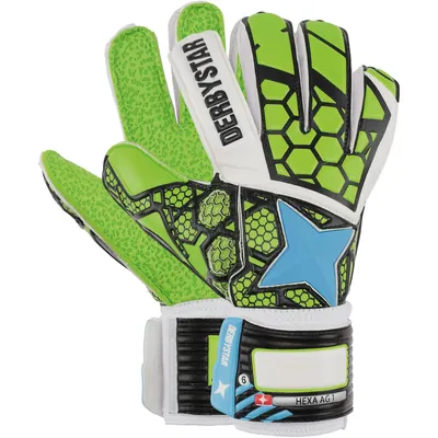 Produktbild von DERBYSTAR Hexa AG 1 Torwarthandschuh grün/weiß/blau 8.5