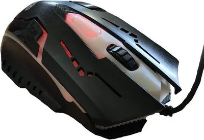 Obrázek produktu pro Optická herní myš s USB připojením, 3 tlačítky a nastavitelným LED osvětlením