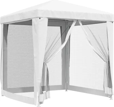 Immagine prodotto di Tendone per Feste con 4 Pareti in Rete 2x2 m Bianco