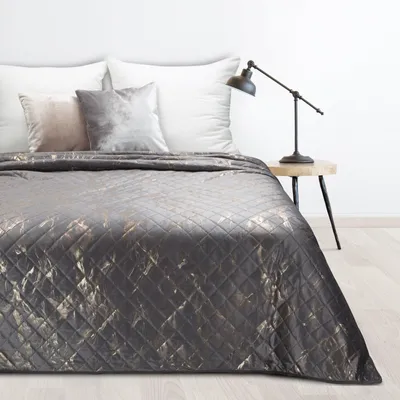 Produktbild von Steppdecke LUIZ 6 200x220 cm stahl gold