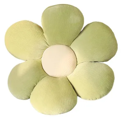 Obrázek produktu pro Podlahové polštář s motivem květiny – sedací polštář – dekorativní polštář – mikrovlákno – 40 x 40 cm