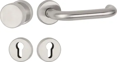 Produktbild von Drückergrt.Basic 01 VA 60 VA ma U-Form PZ DIN L/R D/K 30 TECWERK