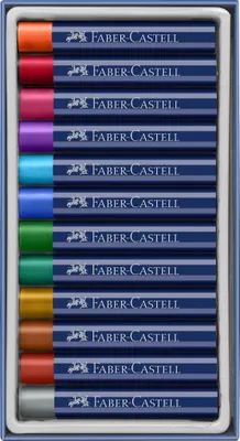 Immagine prodotto di FABER-CASTELL 127014 FABER-CASTELL Metallic Ölkreide farbsortiert 12 St.