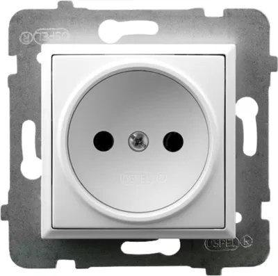 Zdjęcie produktu dla Ospel GP-1U/m/00, Biały, IP20, 16 A, 71 mm, 38 mm, 71 mm