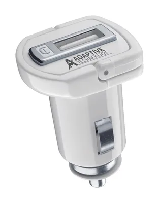 Image de Cellularline Kit chargeur allume-cigare 15W USB-C blanc Type-A avec câble pour Samsung Type-C