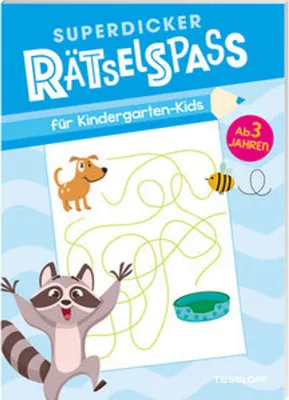 Produktbild von Superdicker Rätselspaß für Kindergarten-Kids