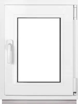 Obrázek produktu pro Framex sklepní okno malé okno bílé šířka x výška 45 x 60 cm (450 x 600 mm) dvojité (32 mm) otočné/sklopné DIN pravé - Premium - Všechny velikosti