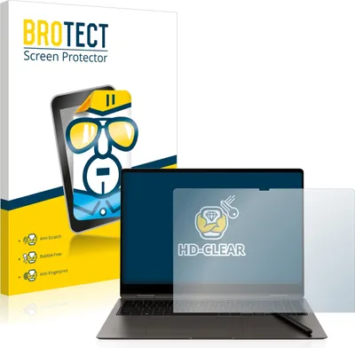 Produktbild von Für Samsung Galaxy Book3 Pro 360 16" Schutzfolie BROTECT Displayschutz Display Schutz Folie Klar Transparent