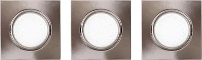Zdjęcie produktu dla Opraw sufitowa zestaw x3 3x5W LED KWADRATOWE EKZ2697 Eko-Light