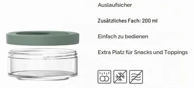 Produktbild von Mepal lunchpot ellipse behälter 200 ml - nordic sage Ellipse Lunchpot 107658594800 8720294071792