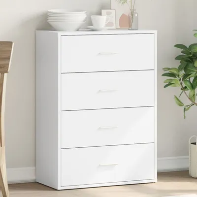 Image de vidaXL Sideboard Blanc 60x31x84 cm Bois composite