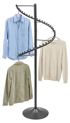 Image de Porte-vêtements métallique autoportant et pivotant