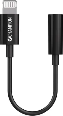 Immagine prodotto di Adattatore da Lightning a 3,5 mm, nero