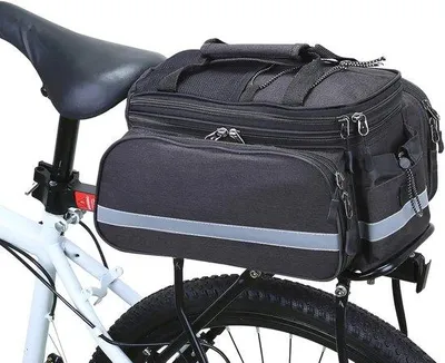 Produktbild von Famanu Fahrradtasche mit Regenhülle - Multifunktionale Aufbewahrungstasche für Fahrräder, MTB und Reisen
