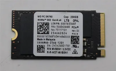 Produktbild von Lenovo WD - SSD - verschlüsselt - 256 GB - intern - M.2 2242 - PCIe 4.0 x4 (NVMe)