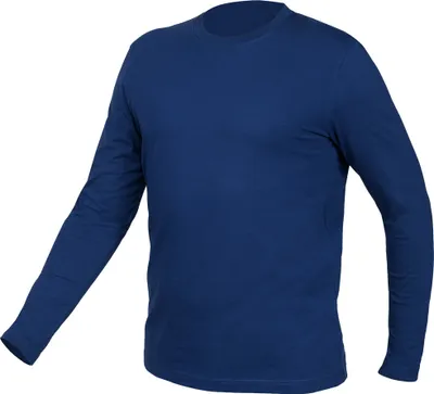 Produktbild von Langärmliges marineblaues T-Shirt, Größe XXXL