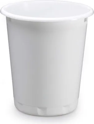 Zdjęcie produktu dla DURABLE Kosz na ?mieci BASIC 13L okr?g?y, Bia?y, 1701572010
