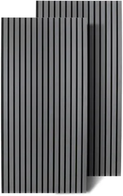 Productafbeelding van Akoestisch wandpaneel, geluidsabsorberend wandpaneel, 120x60 cm, grijs