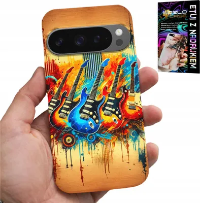 Obrázok produktu pre Puzdro pre Google Pixel 9 / 9 Pro - Motív: Elektrická gitara, rock and roll, metal