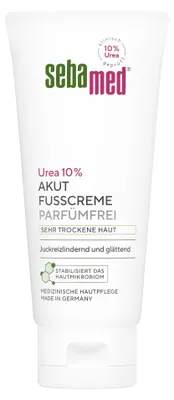 Productafbeelding van Sebamed Acute Voetcrème met Urea 10%, parfumvrij, 100 ml