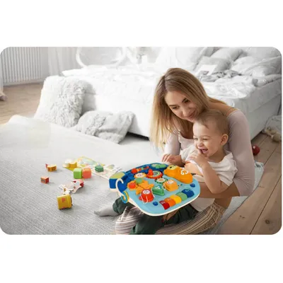 Produktbild von Stolik edukacyjny 4w1 Ricokids niebieski 781900