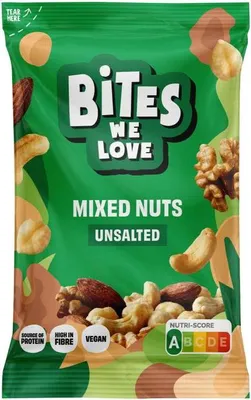 Produktbild von BitesWeLove Mixed Nuts Unsalted 30g