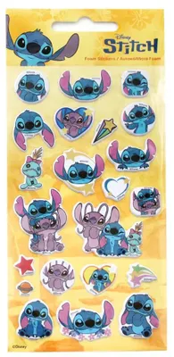 Obrázek produktu pro Sada holografických samolepek Disney Lilo a Stitch Wave