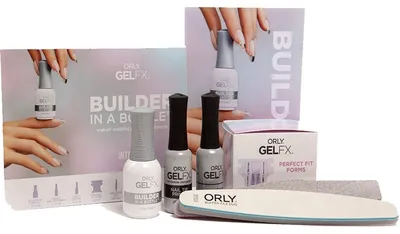 Obrázek produktu pro Sada, Orly, Gelfx Builder In A Bottle Kit, semipermanentní lak na nehty, 8 ks