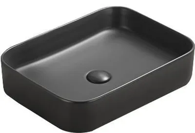 Immagine prodotto di Mexen Vena lavabo da appoggio 50 x 37 cm, nero opaco - 22195085