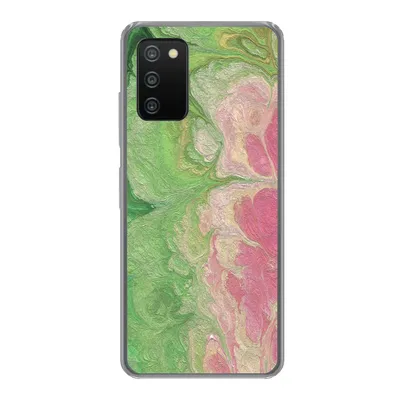 Produktbild von MuchoWow® Handyhülle Schutzhülle Hülle für Samsung Galaxy A03s Farbe - Kunst - Psychedelisch Silikon Softcase Handy Hülle - Schutz