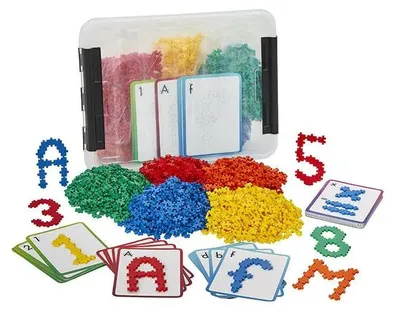 Produktbild von Plus-Plus Lernspielzeug Zahlen und Buchstaben multicolor