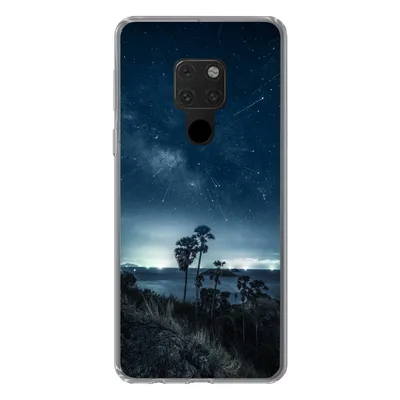 Produktbild von MuchoWow® Handyhülle Schutzhülle Hülle für Huawei P40 Lite Sternenhimmel - Meer - Tropisch - Jungen - Mädchen - Kinder Silikon Softcase Handy Hülle - Handy