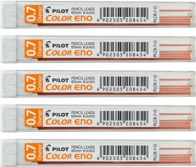 Produktbild von PILOT Color Eno Minen 5er-Set orange