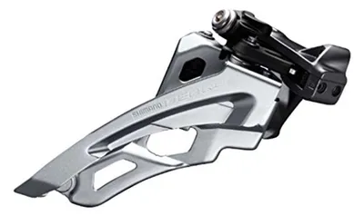 Image de SHIMANO IFDM6000LX6 Dérailleur Deore Side Swing, Front Pull, 66-69 Low-Cl., noir/argenté