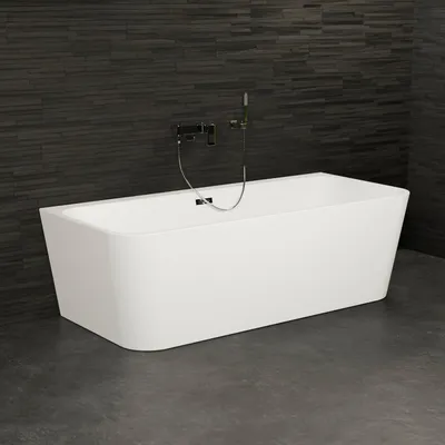 Produktbild von Freistehende Badewanne  Mint 170 weiß  170 x81 x57 cm
