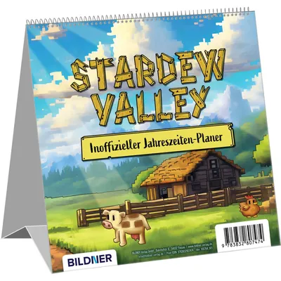 Produktbild von Stardew Valley - Inoffizieller Jahreszeiten-Planer mit Events und Tipps zu Bepflanzung, Fischen und vielem mehr