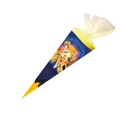 Produktbild von Nestler Schultüte Mega Minions rund mit Tüllverschluss 50cm