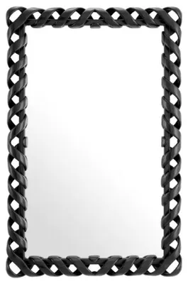 Immagine prodotto di Casa Padrino Specchio in mogano nero H. 141 cm