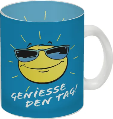 Produktbild von Geniesse den Tag! Glas Tasse