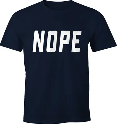 Produktbild von NOPE Herren T-Shirt Spruch-Shirt Moonworks®  S
