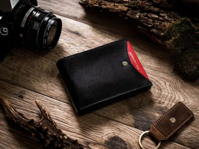 Obrázek produktu pro Peterson pánská kožená peněženka RFID horizontální černá 11,5x9 cm