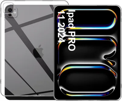 Obrázok produktu pre Priehľadné puzdro na tablet Apple iPad Pro 11 (2024) z TPU a silikónu