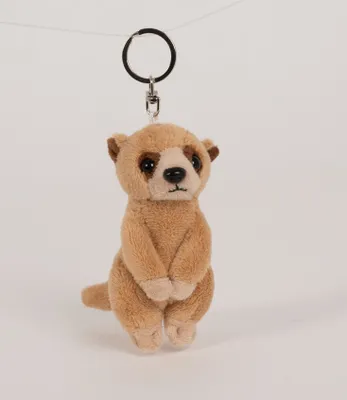 Produktbild von Schlüsselanhänger Erdmännchen, aus Plüsch, Tier Tiere, Erdmann