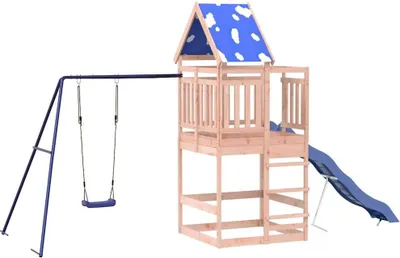Produktbild von vidaXL Spielturm Massivholz Douglasie