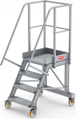 Produktbild von Altrex Podesttreppe fahrbar 60° 4 Stufen