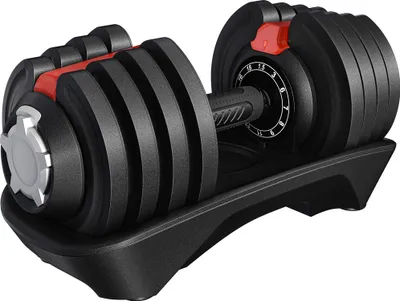 Zdjęcie produktu dla Zestaw hantli Yaheetech Regulowane hantle 12 w 1 Hantle od 1,5 kg do 18 kg Szybka regulacja poziomów ciężaru Hantle treningowe do domu