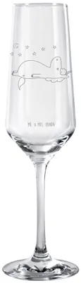 Produktbild von Mr. & Mrs. Panda Glas Einhorn Sternenhimmel - Transparent - Geschenk, Verrückt, Trinkglas, Sterne, Unicorn, Sektflöte, Sektglas, Einhörner, Champagnerglas, Kelchglas